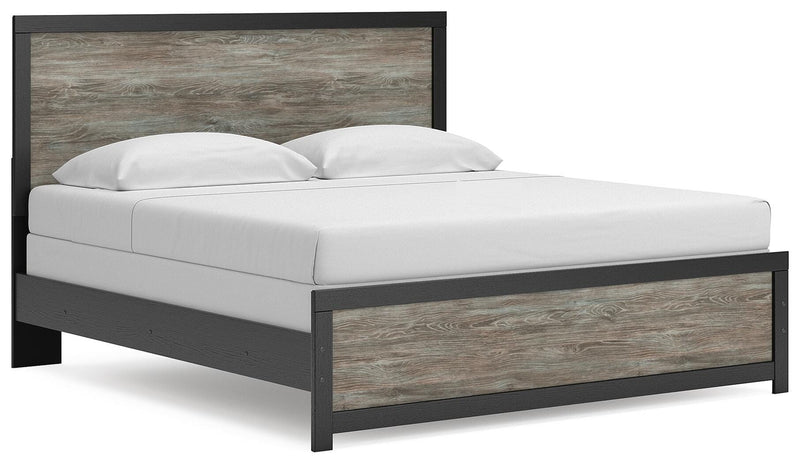 Broachmyn Beds King Black Gray