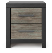 Broachmyn Nightstands Black Gray