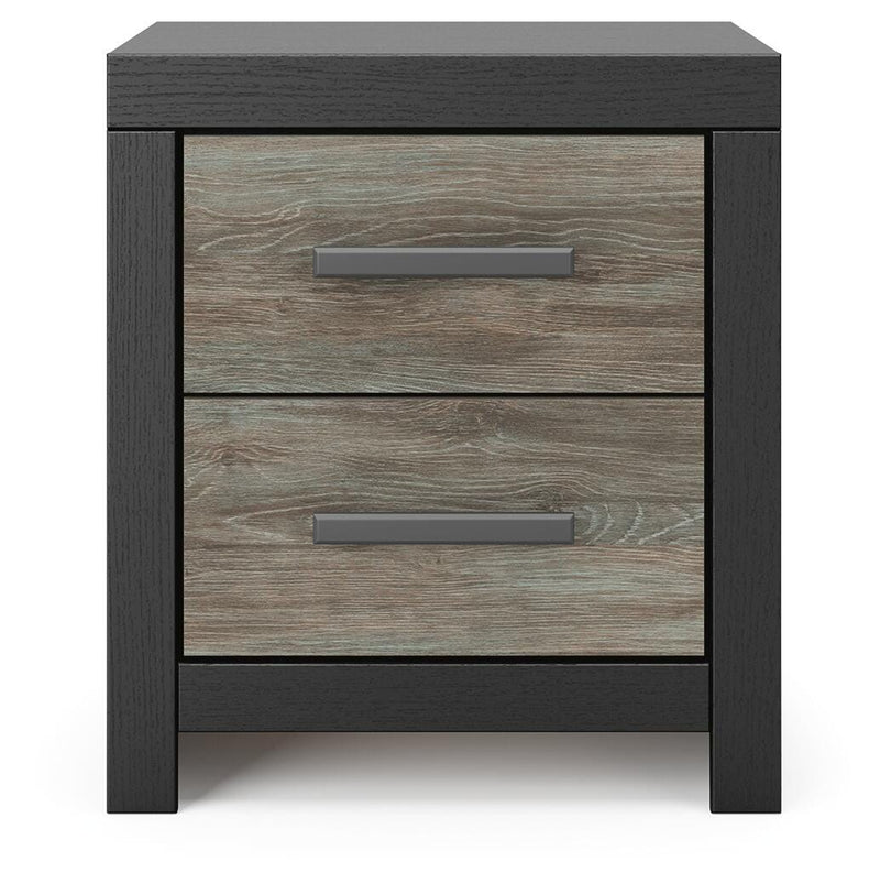 Broachmyn Nightstands Black Gray