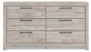 Broachmyn Dressers and Chests Six Drawer Dresser Gray
