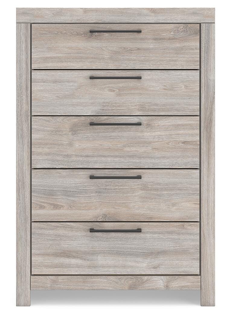 Broachmyn Dressers and Chests Five Drawer Chest Gray