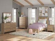 Dovander Panel Platform Bed