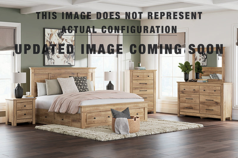 Makidern Panel Bed, Dresser, Mirror, Chest & Nightstand, Bedroom Set