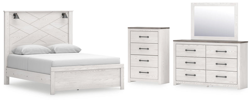 Gerridan Panel Bed, Dresser, Mirror, Chest & Nightstand, Bedroom Set