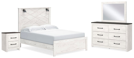 Gerridan Bedroom Sets Queen Mirrored Dresser and Nightstand