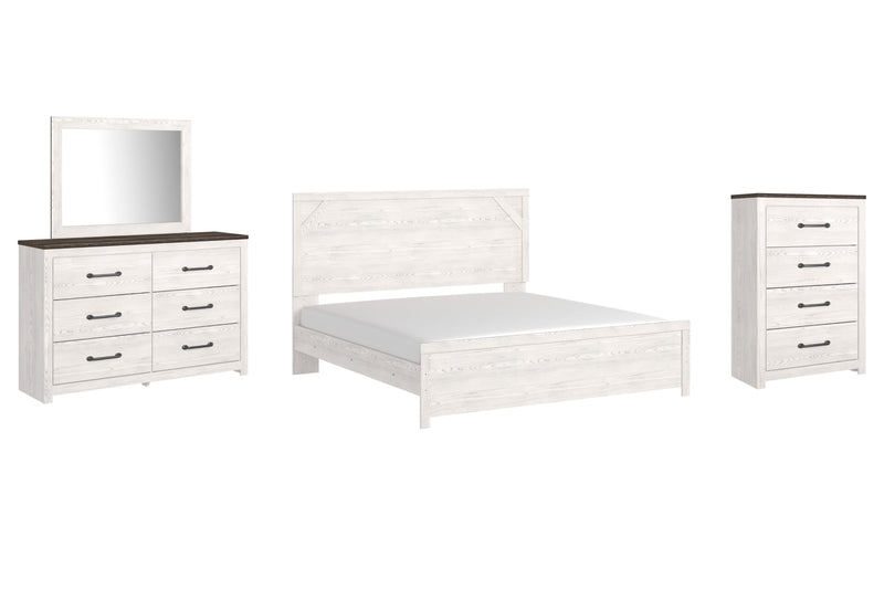 Gerridan Panel Bed, Dresser, Mirror, Chest & Nightstand, Bedroom Set