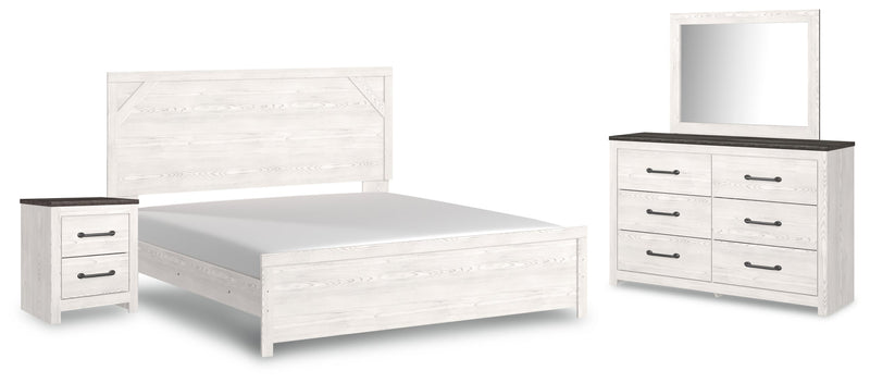 Gerridan Panel Bed, Dresser, Mirror, Chest & Nightstand, Bedroom Set