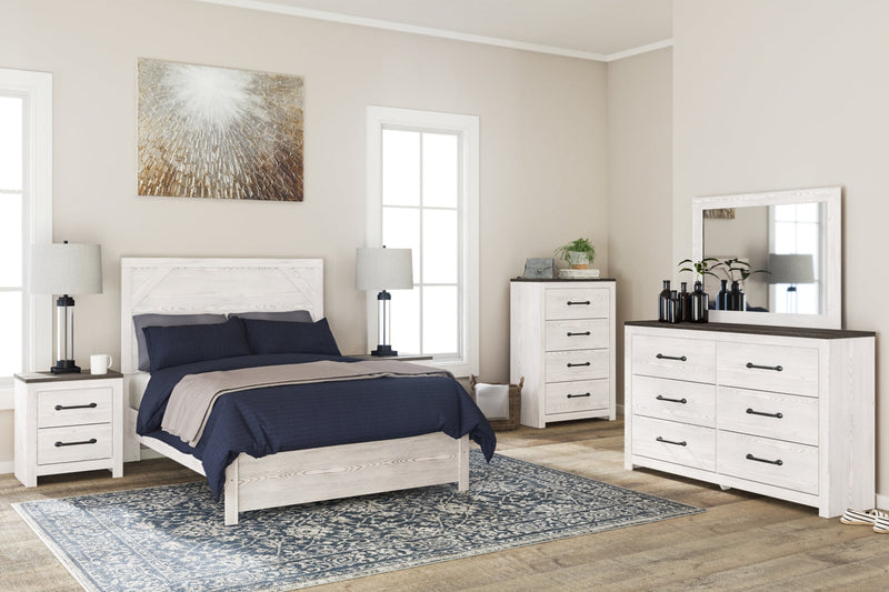 Gerridan Panel Bed, Dresser, Mirror, Chest & Nightstand, Bedroom Set