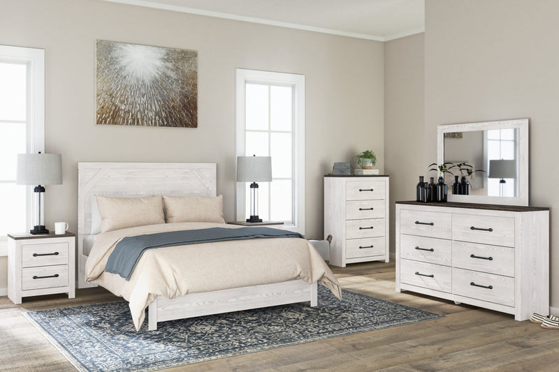 Gerridan Panel Bed, Dresser, Mirror, Chest & Nightstand, Bedroom Set