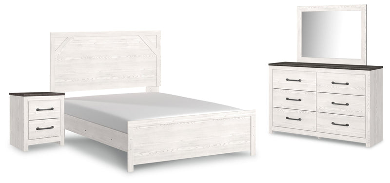 Gerridan Panel Bed, Dresser, Mirror, Chest & Nightstand, Bedroom Set