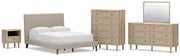 Cielden Bed, Dresser, Mirror, Chest & Nightstand, Bedroom Set