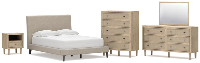 Cielden Bed, Dresser, Mirror, Chest & Nightstand, Bedroom Set