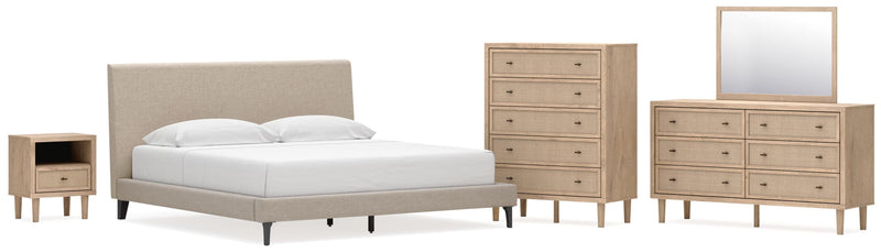 Cielden Bed, Dresser, Mirror, Chest & Nightstand, Bedroom Set