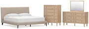Cielden Bed, Dresser, Mirror, Chest & Nightstand, Bedroom Set