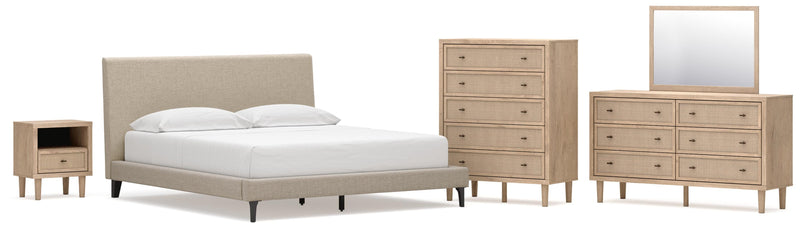 Cielden Bed, Dresser, Mirror, Chest & Nightstand, Bedroom Set