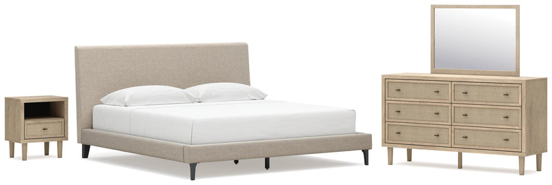 Cielden Bed, Dresser, Mirror, Chest & Nightstand, Bedroom Set
