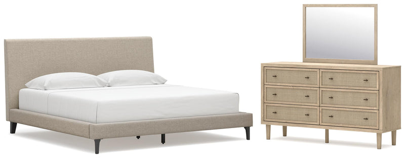 Cielden Bed, Dresser, Mirror, Chest & Nightstand, Bedroom Set