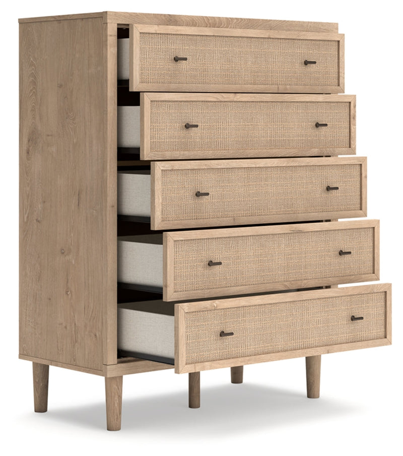 Cielden Bed, Dresser, Mirror, Chest & Nightstand, Bedroom Set