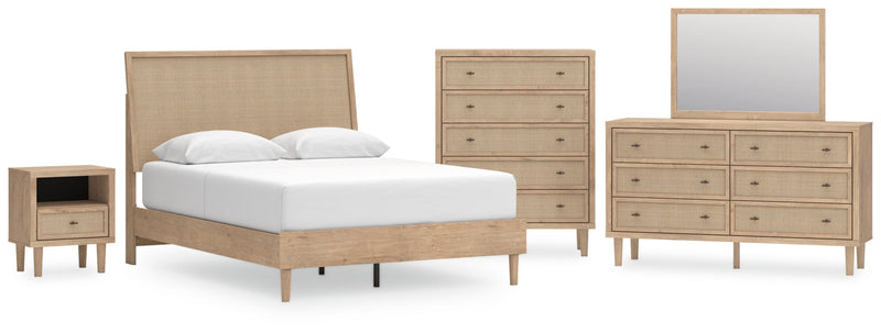 Cielden Bed, Dresser, Mirror, Chest & Nightstand, Bedroom Set