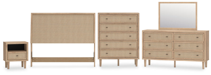 Cielden Bed, Dresser, Mirror, Chest & Nightstand, Bedroom Set