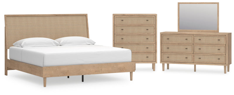 Cielden Bed, Dresser, Mirror, Chest & Nightstand, Bedroom Set