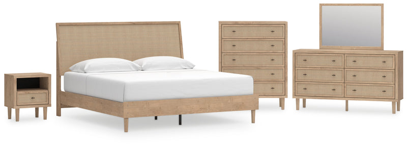 Cielden Bed, Dresser, Mirror, Chest & Nightstand, Bedroom Set