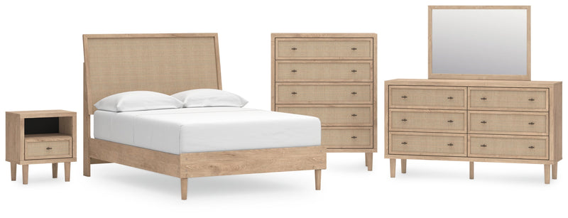 Cielden Bed, Dresser, Mirror, Chest & Nightstand, Bedroom Set