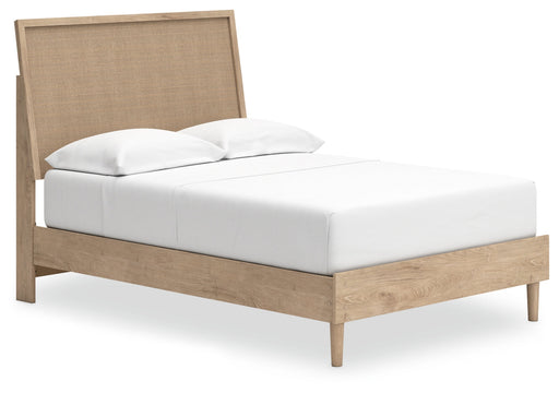 Cielden Bed Full Panel Bed Two-tone