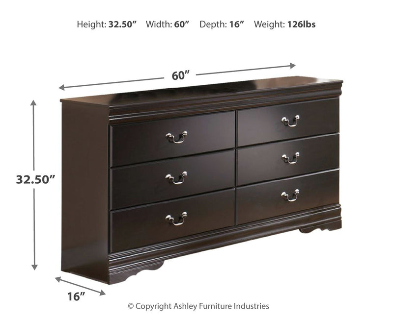 Huey Vineyard Sleigh Bed, Dresser, Mirror, Chest & Nightstand, Bedroom Set