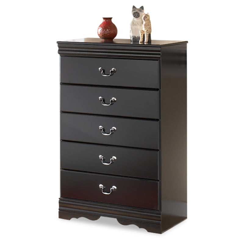 Huey Vineyard Sleigh Bed, Dresser, Mirror, Chest & Nightstand, Bedroom Set