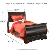 Huey Vineyard Sleigh Bed