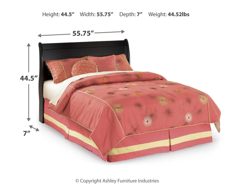 Huey Vineyard Sleigh Bed, Dresser, Mirror, Chest & Nightstand, Bedroom Set