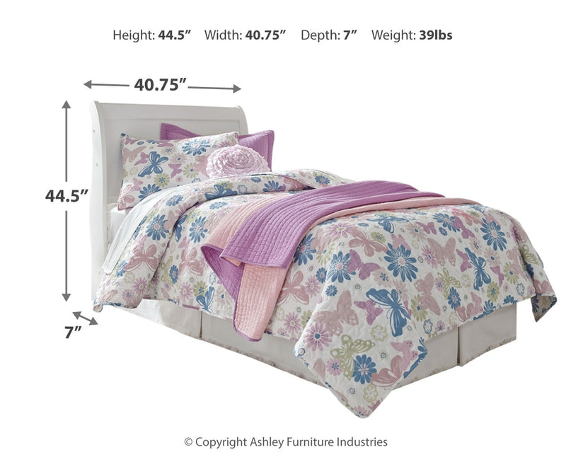 Anarasia Sleigh Bed, Dresser, Mirror, Chest & Nightstand, Bedroom Set