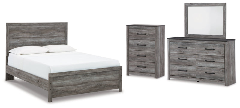 Bronyan Panel Bed, Dresser, Mirror, Chest & Nightstand, Bedroom Set