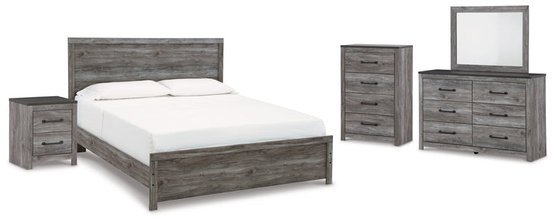 Bronyan Panel Bed, Dresser, Mirror, Chest & Nightstand, Bedroom Set