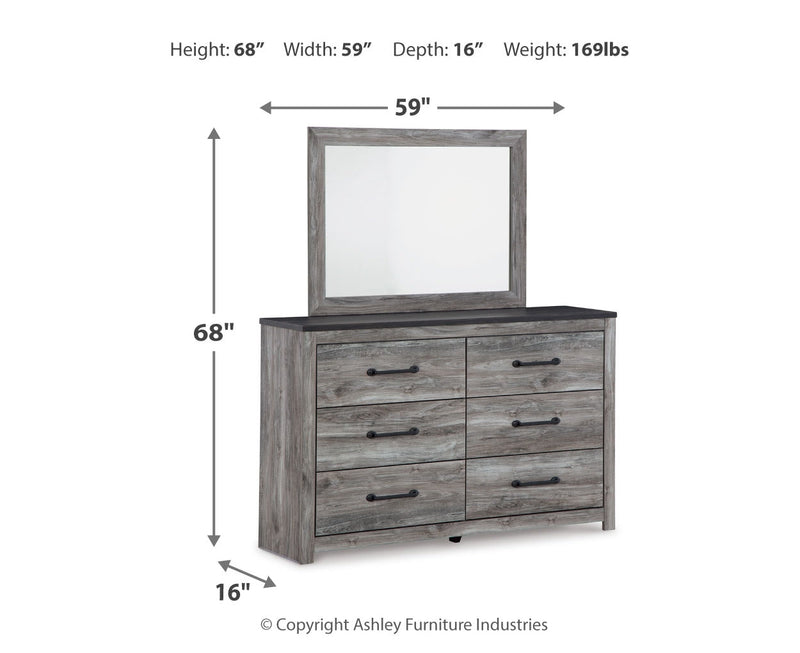 Bronyan Panel Bed, Dresser, Mirror, Chest & Nightstand, Bedroom Set