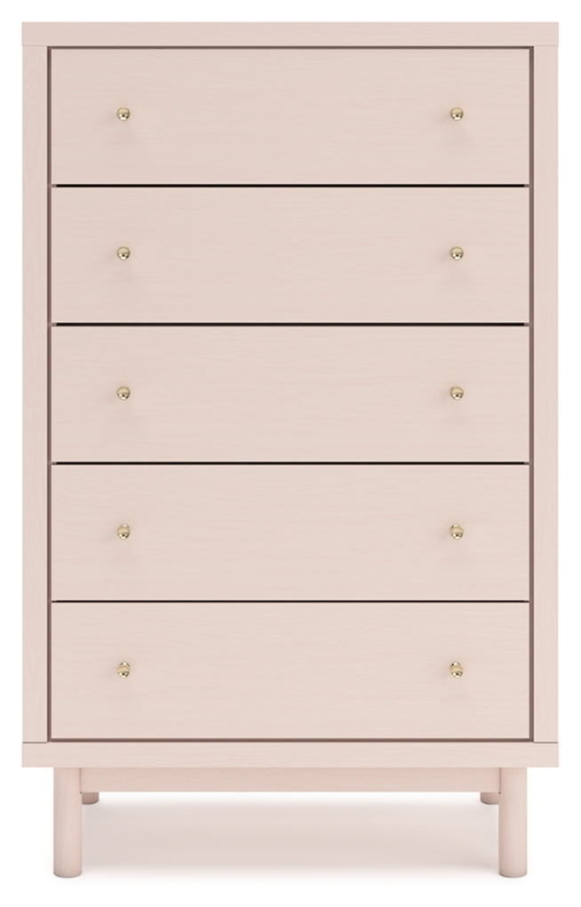 Wistenpine Upholstered Panel Bed, Dresser, Mirror, Chest & Nightstand, Bedroom Set