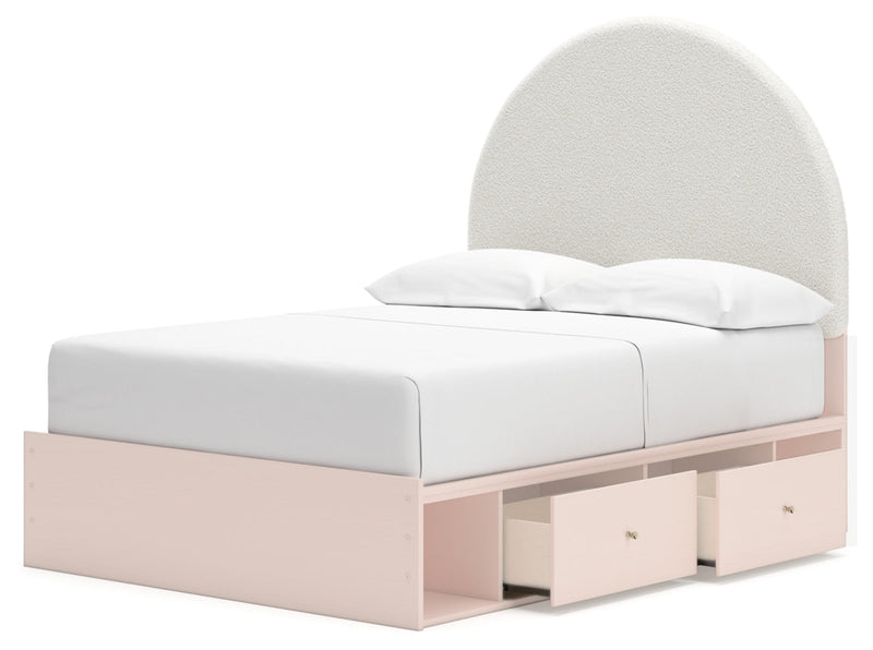 Wistenpine Upholstered Panel Bed
