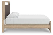 Kinlanni Upholstered Bed, Dresser, Mirror & Nightstand, Bedroom Set