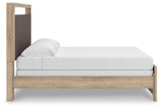 Kinlanni Upholstered Bed, Dresser, Mirror & Nightstand, Bedroom Set