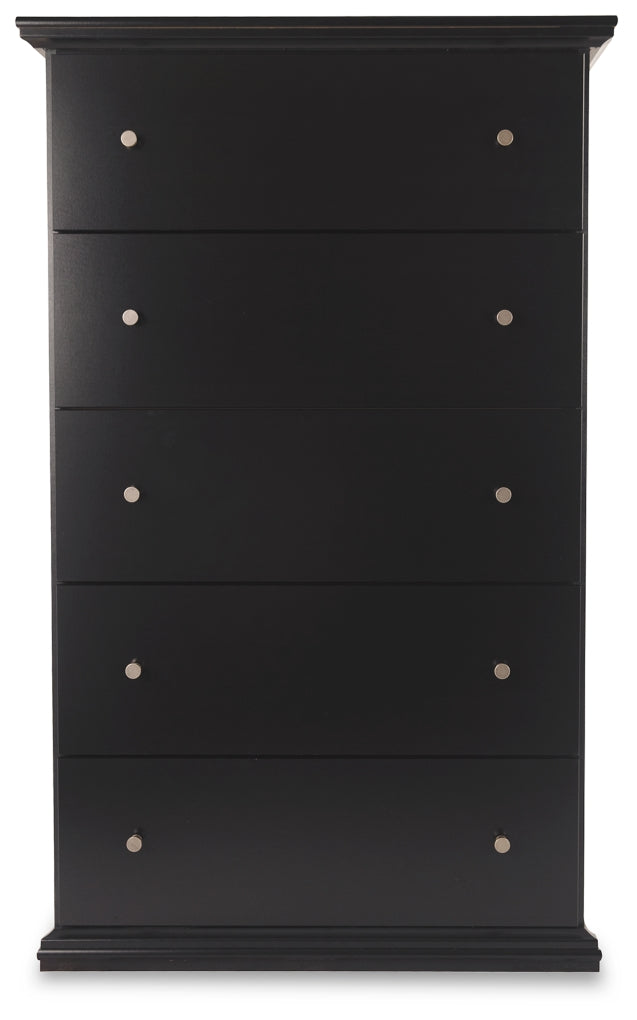Maribel Panel Bed, Dresser, Mirror, Chest & Nightstand, Bedroom Set
