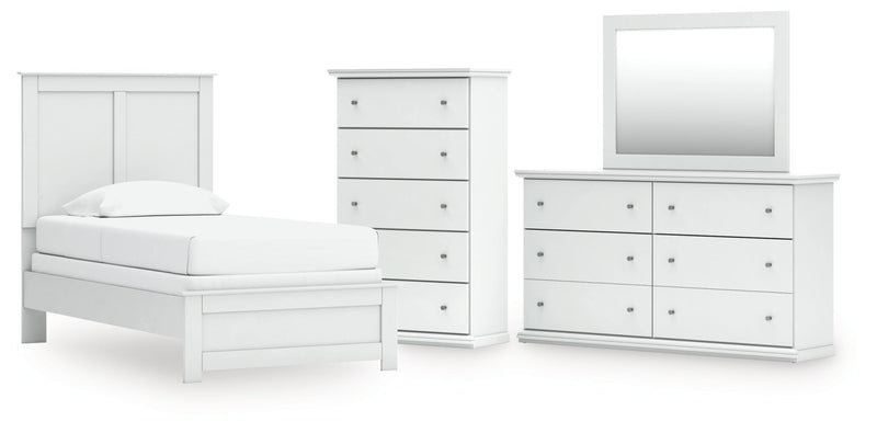 Bostwick Shoals Panel Bed, Dresser, Mirror, Chest & Nightstand, Bedroom Set