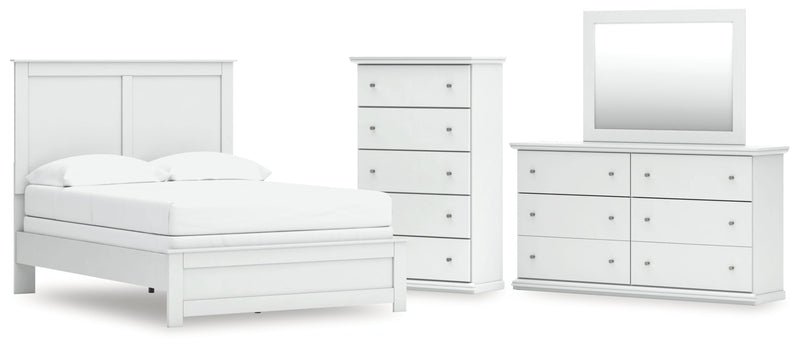 Bostwick Shoals Panel Bed, Dresser, Mirror, Chest & Nightstand, Bedroom Set