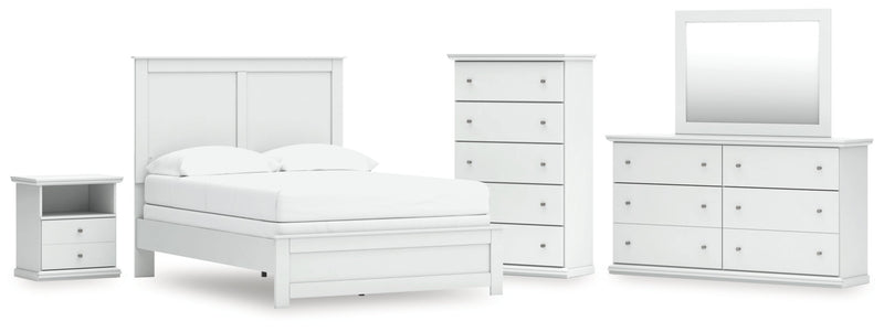 Bostwick Shoals Panel Bed, Dresser, Mirror, Chest & Nightstand, Bedroom Set