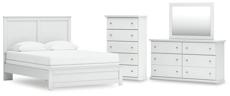 Bostwick Shoals Panel Bed, Dresser, Mirror, Chest & Nightstand, Bedroom Set