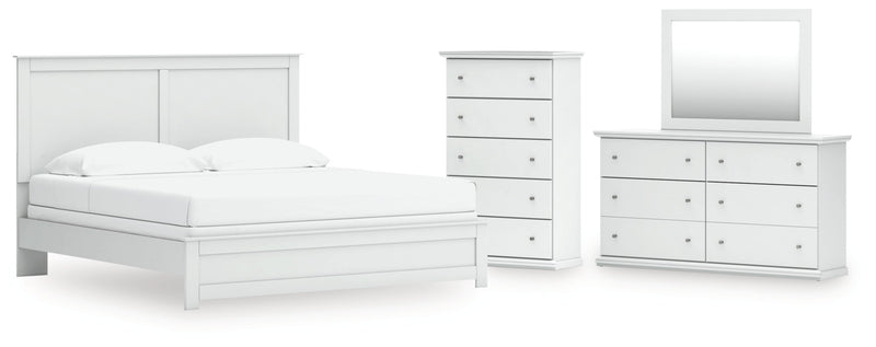 Bostwick Shoals Panel Bed, Dresser, Mirror, Chest & Nightstand, Bedroom Set