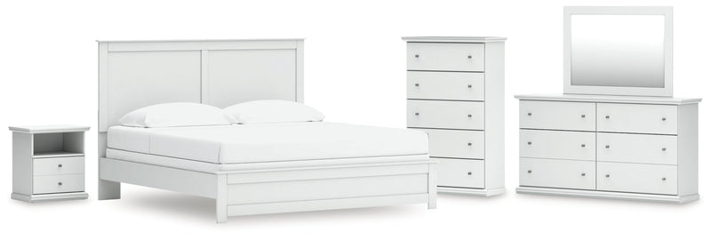 Bostwick Shoals Panel Bed, Dresser, Mirror, Chest & Nightstand, Bedroom Set