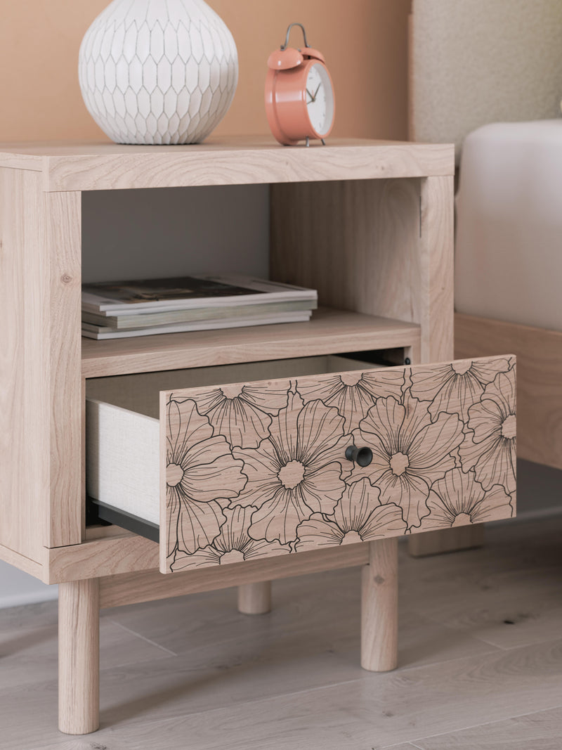Shapella One Drawer Night Stand