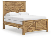 Branstony Queen Crossbuck Panel Bed