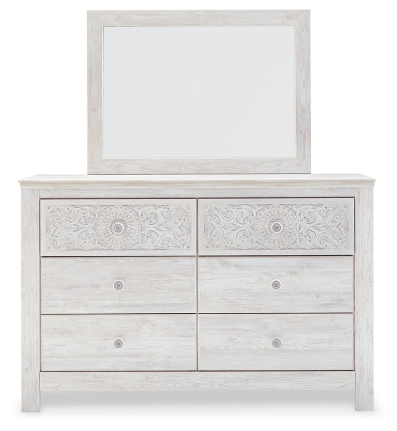Paxberry Panel Bed, Dresser, Mirror, Chest & Nightstand, Bedroom Set